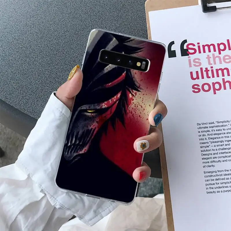 

Anime Bleach Phone Case For Samsung S10 S10e S8 S9 Plus S7 Edge Note10 9 8 Soft Transparent TPU Cove