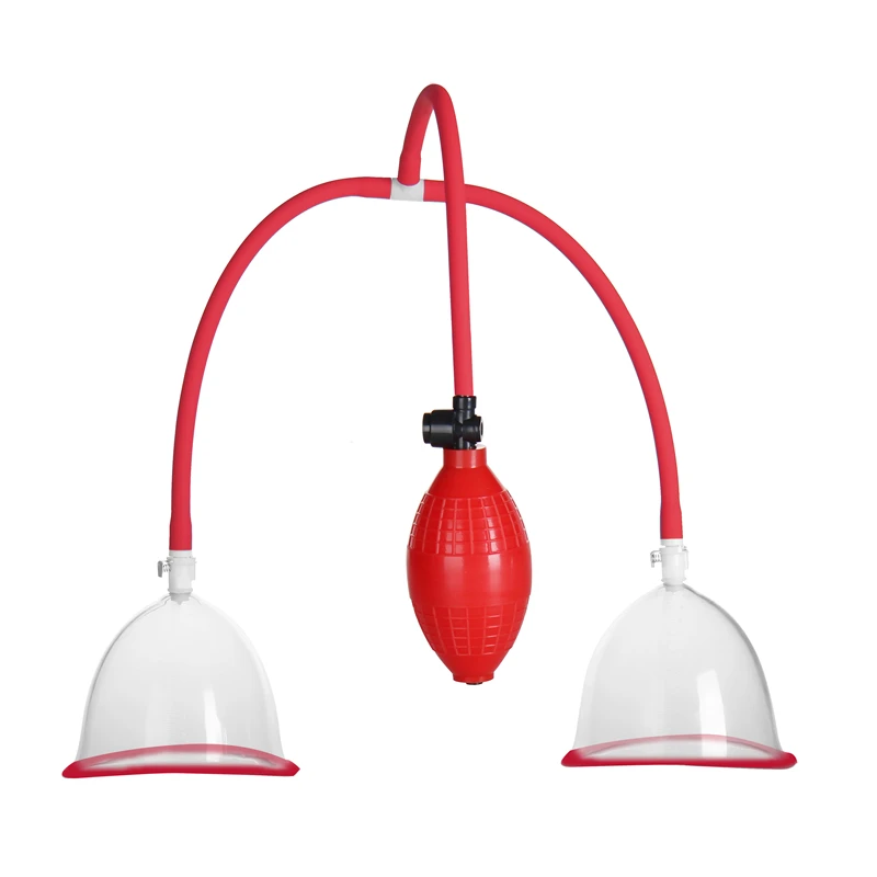 Sex Pump For Breast Enhance Boobs Sucker Pumps Tighten Manual Handle Vacuum Nipple Climax Stimulation Toy Bullet Cup BDSM | Красота и