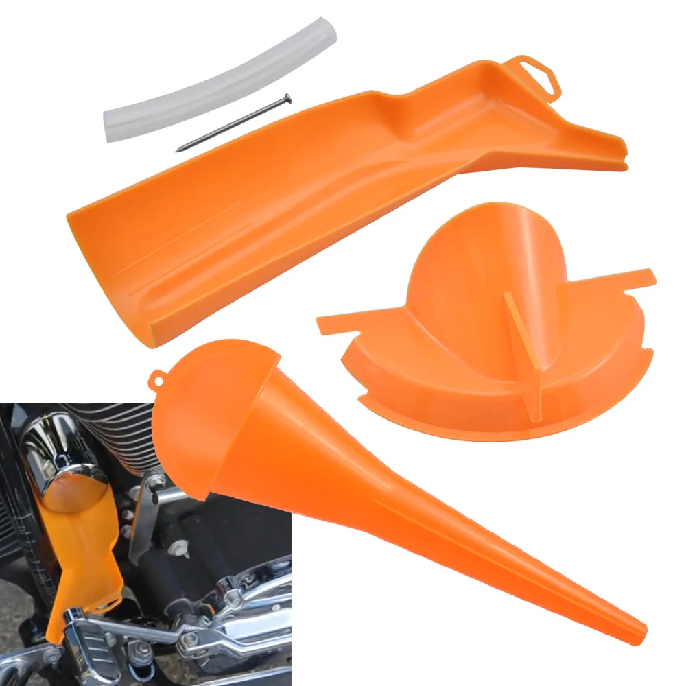 

Универсальный первичный чехол для мотоцикла, наполнитель для масла, воронка, масляный фильтр, набор воронок, автомобильные аксессуары для ...