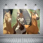 Виниловый фон для студийной фотосъемки с изображением спирта лошади травы лестницы 7 Х5 футов