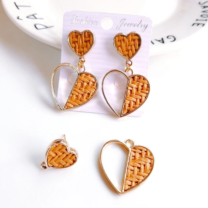 6 шт./упаковка серьги из бамбукового сплава | Украшения и аксессуары