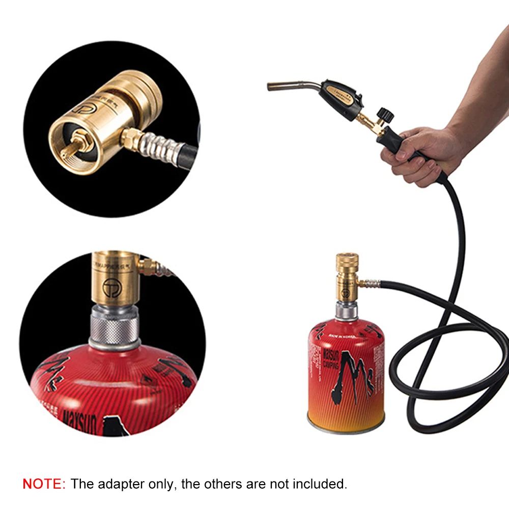 Адаптер газовой плиты для кемпинга Конвертор Lindal Valve Canister to 1L пропановый бак или