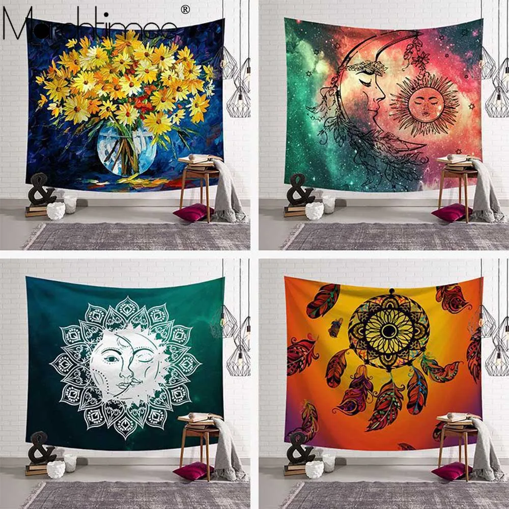 Celestial Tapestry Hippie Wall Carpets Dorm Decor Psychedelic Tapestry White Black Sun Moon Mandala Tapestry Wall Hanging Cloth
Celestial Tapestry Hippie Wall Carpets Dorm Decor Psychedelic Tapestry White Black Sun Moon Mandala Tapestry Wall Hanging Cloth