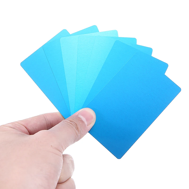 50 шт. новый цветной алюминиевый сплав лазерная маркировка визитная карточка