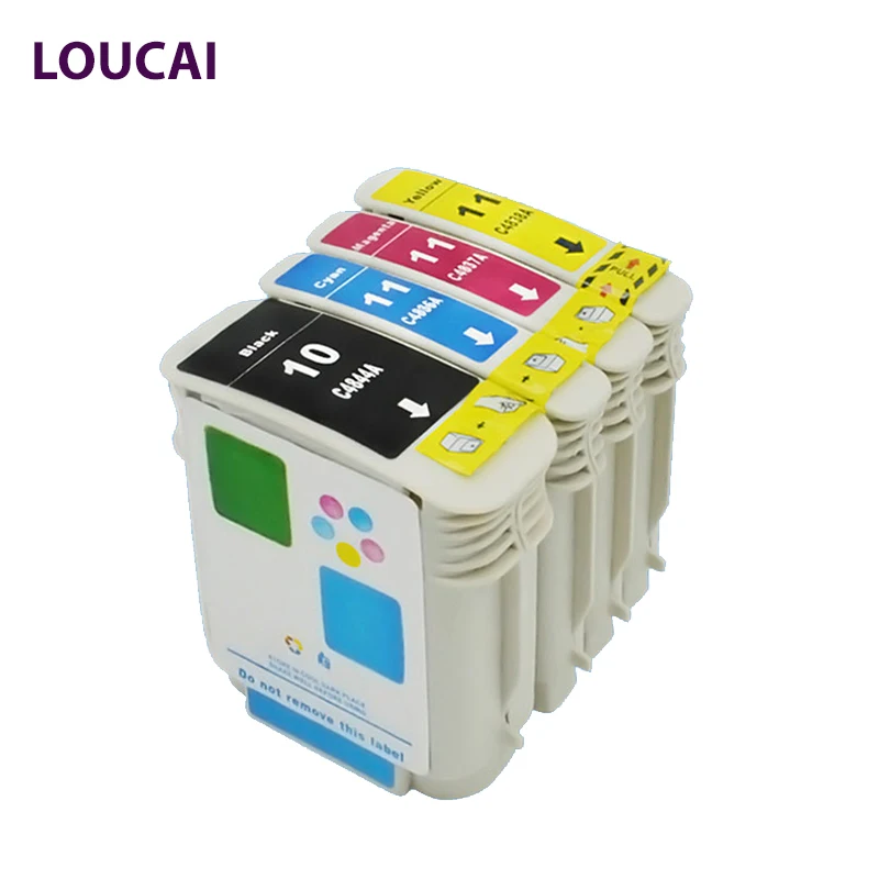 Совместимый с LouCai чернильные картриджи для HP 10 11 Designjet 110 100plus C4844A Inkjet 2800dt 2800dtn