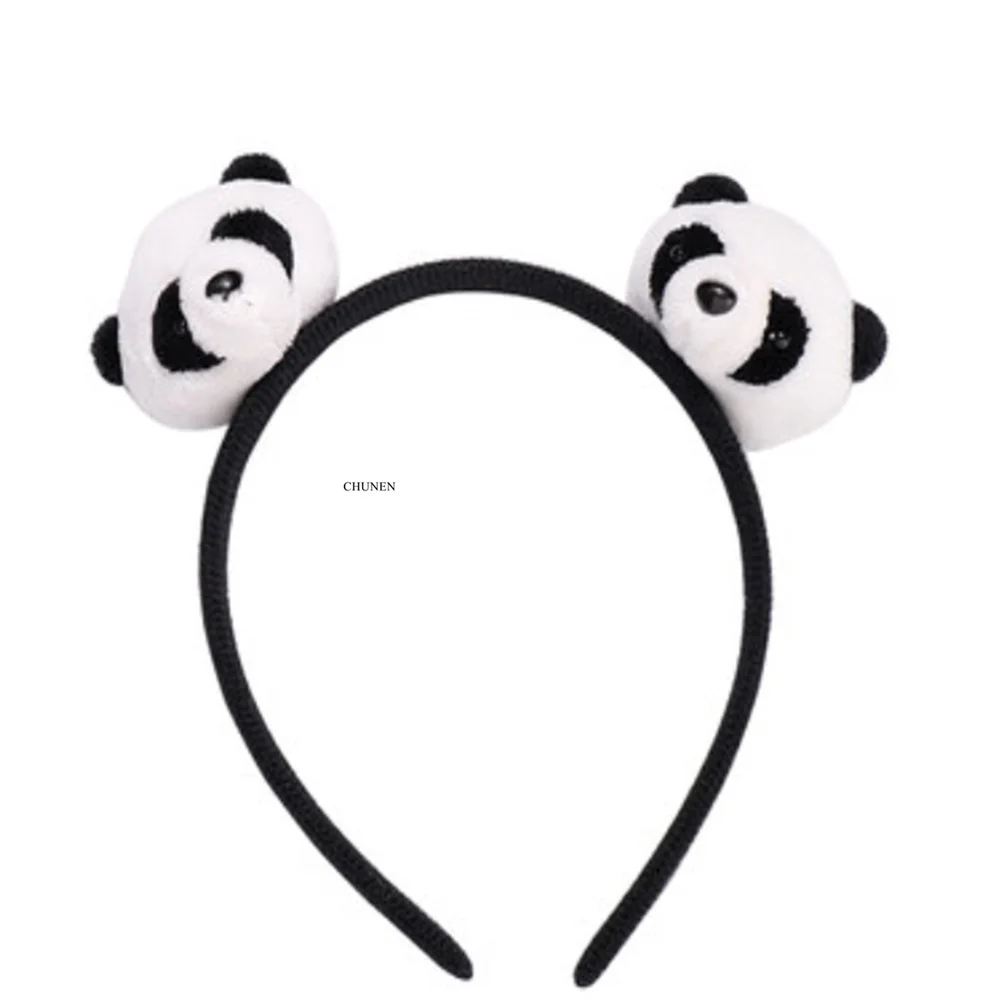 Милая панда для девочек 3-10 см мягкая кукла-животное аксессуары волос плюшевая