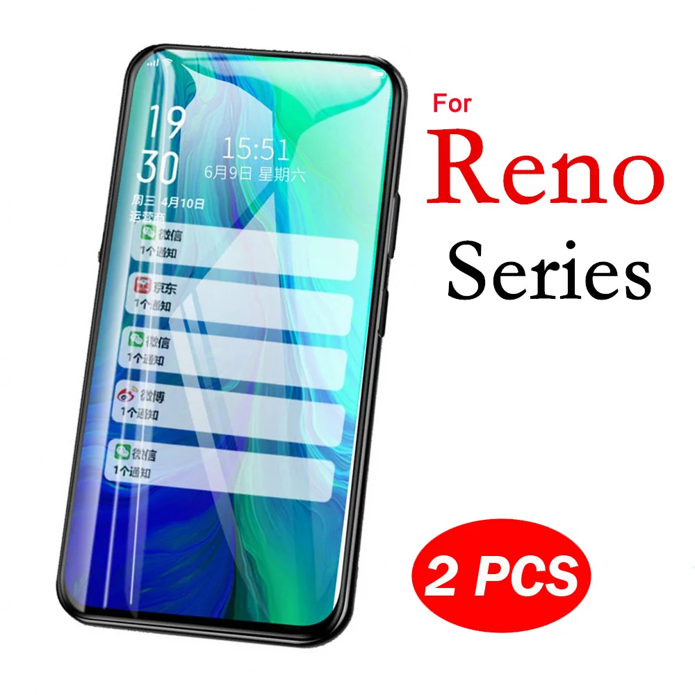2 шт. Защита экрана для OPPO Reno 2Z 2F X2 Pro Ace закаленное стекло с защитой от царапин 2.5D
