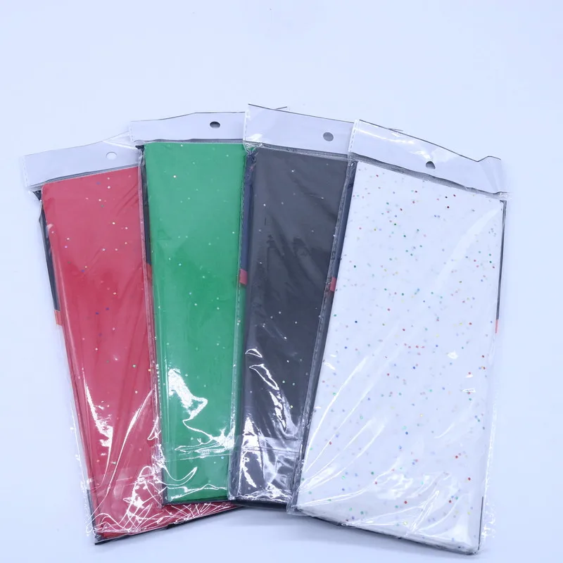 10 листов/мешок 50x66 см подарочная упаковочная бумага с блестками оберточная для