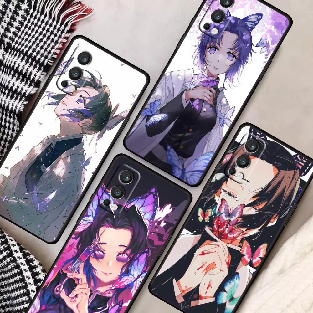 

Kochou Shinobu Demon Slayer For OnePlus Nord 2 CE N10 9Pro 8Pro 8T 7T 7 6T 6 5T 5G Silicone Shell Black Phone Case Cover