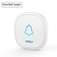 1 pc 433m frequency doorbell f52 single button elderly pager for hotels apartments offices families meeting rooms