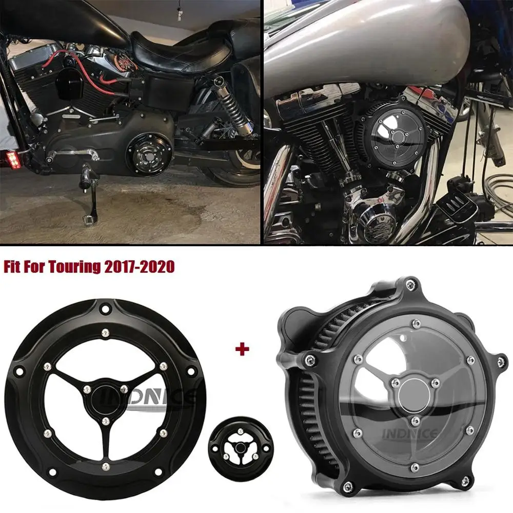 

Фильтр воздухозаборника для harley 2017-2020 Road Glide Special FLTRXS Road King F, черный