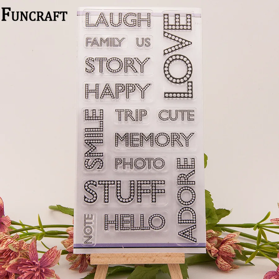 1 лист прозрачные резиновые штампы для скрапбукинга|Штампики| |