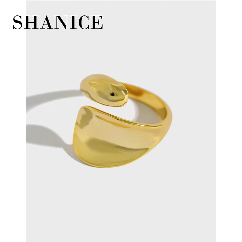 Шанис уникальный дизайн 100% реальные 925 пробы серебро Открытое кольцо для Для