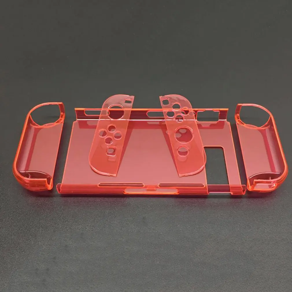Жесткий защитный чехол из поликарбоната для Nintendo Switch NS съемный прозрачного