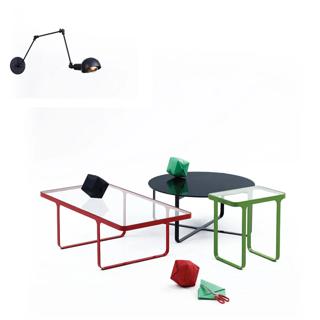 Черные и белые настенные светильники с ржавчиной лампа 3 поворотными рычагами