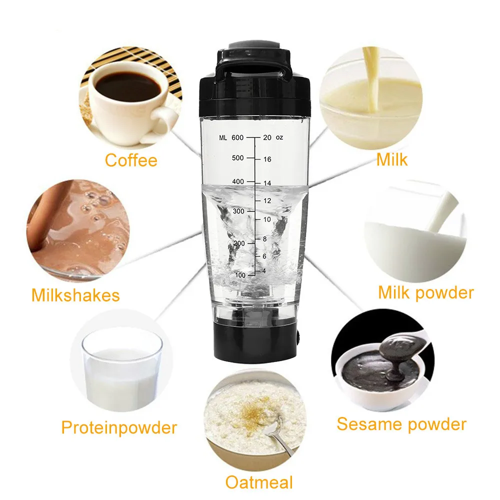 Шейкер Электрический для протеиновых коктейлей 450 мл | Дом и сад