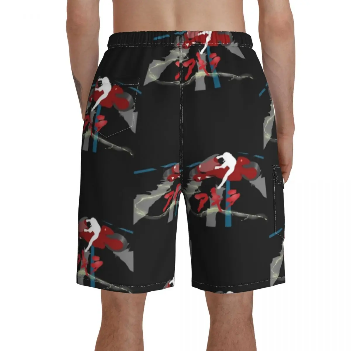 

Akira Board Shorts Swimming Trunks Polyester Men Beach Funny Swim Trunks