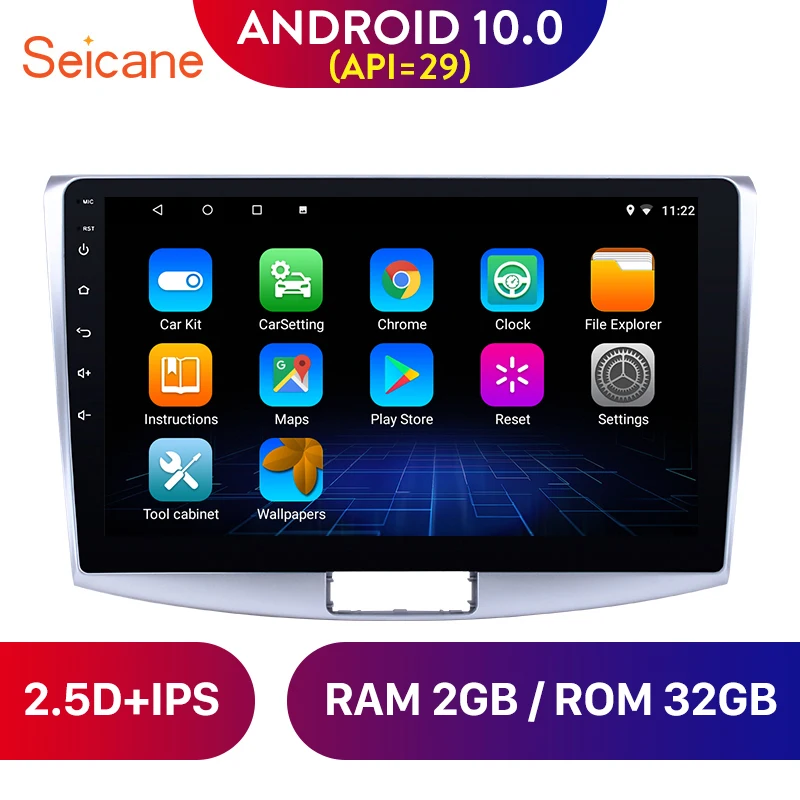 Seicane 10 1 &quotAndroid 0 автомобильное радио GPS Navi для 2012 2013 2014 VW Volkswagen Magotan B7 Bora Golf 6