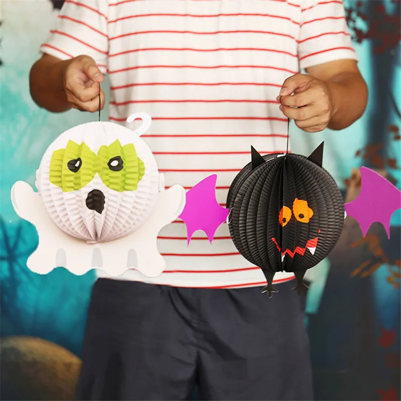 

Ведьма, паук, тыква, детские игрушки, «сделай сам», подвесное ужасное украшение на Хэллоуин, гирлянда с черепом для домашвечерние, приколы и ...