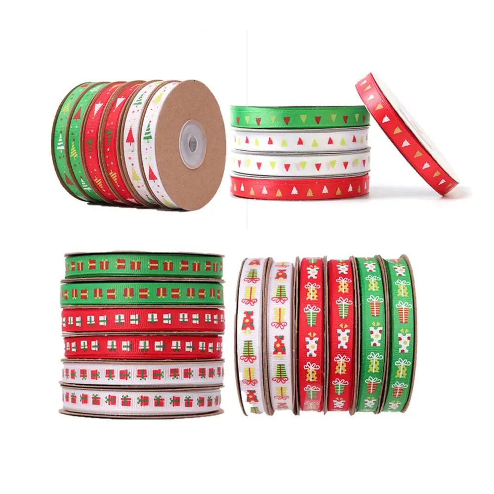 Рождество красная Роза узор лента/Рождественский Декор на шторах/принтовые