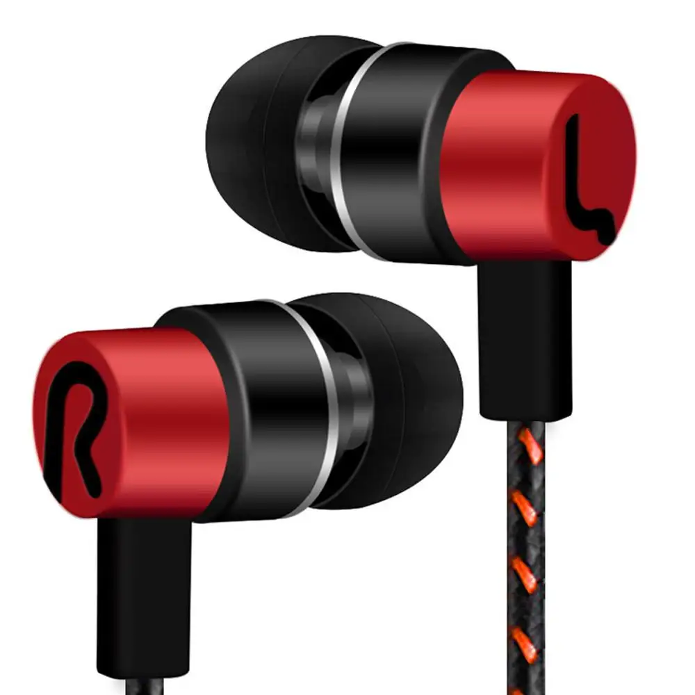 

3.5mm In-ear Stereo Earbuds Earphone For Cell Phone Universal Sports Earphone Running Headset Headphones Audio Video Earphone