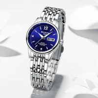 wlisth women fashion luminous waterproof round dial analog display quartz watch lover couple party office gifts bracelet watches