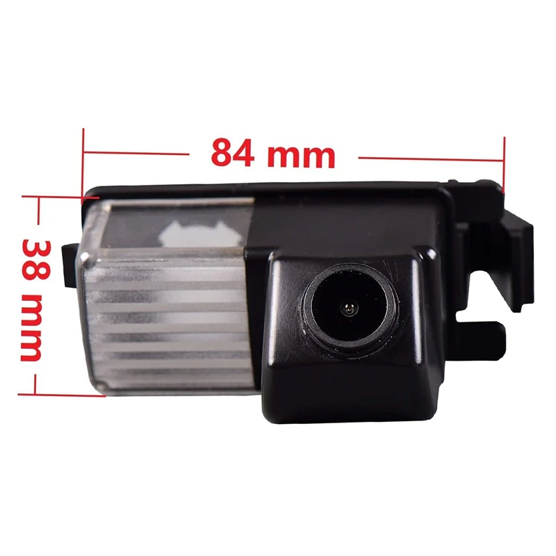 

New Car Reverse Rear View License Plate Light Parking Back Up Camera CCD for Nissan