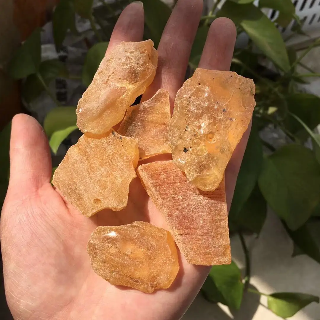 

Natural Baltic Amber Loose Gemstone Rough Raw Stone Natural Resin Mineral Specimens