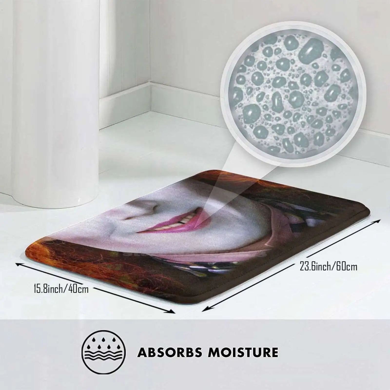 Маска сумасшедшая Хэттер мягкие интересные товары для комнаты ковер лицо нос рот