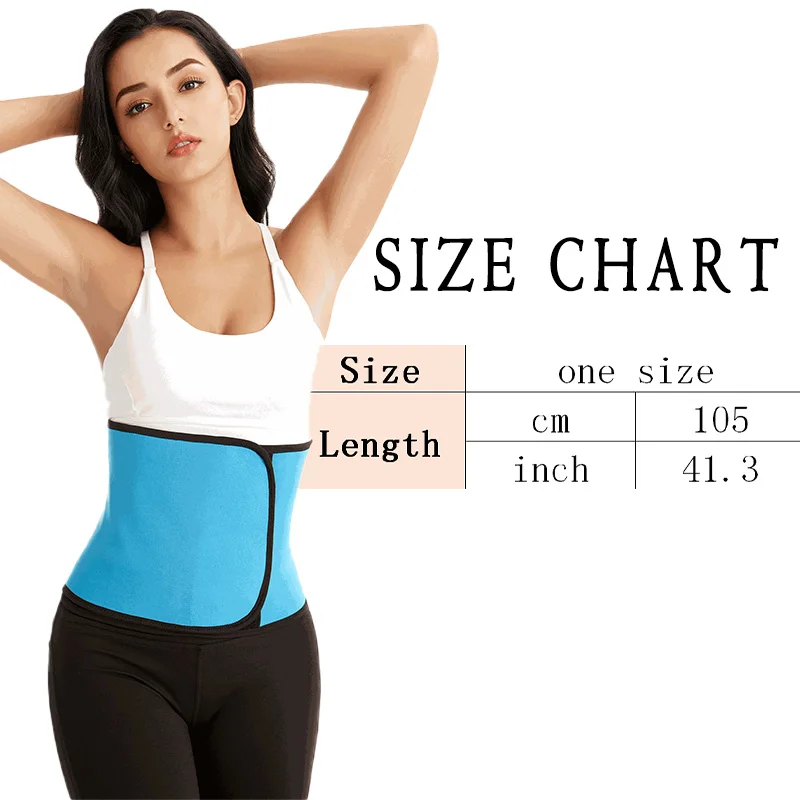 

Women Neoprene Body Shaper Waist Belt Sauna Slimming Girdles Fitness Sweat Compression Strap Tummy Belly Control Waist Trainer