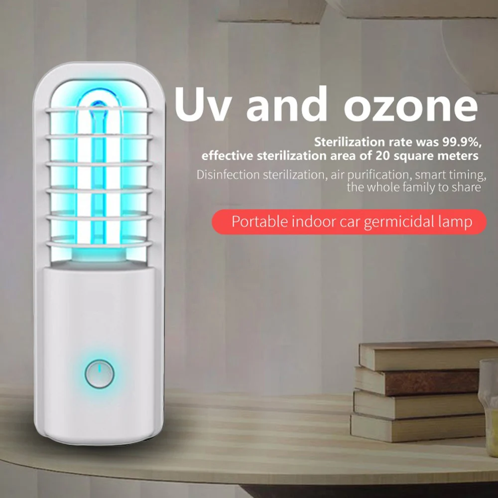 

Charge UV Sterilizer Light Germicidal Lamp Ultraviolet Light Tube Bulb Disinfection Bactericidal Lamp Sterilizer Mites Lights