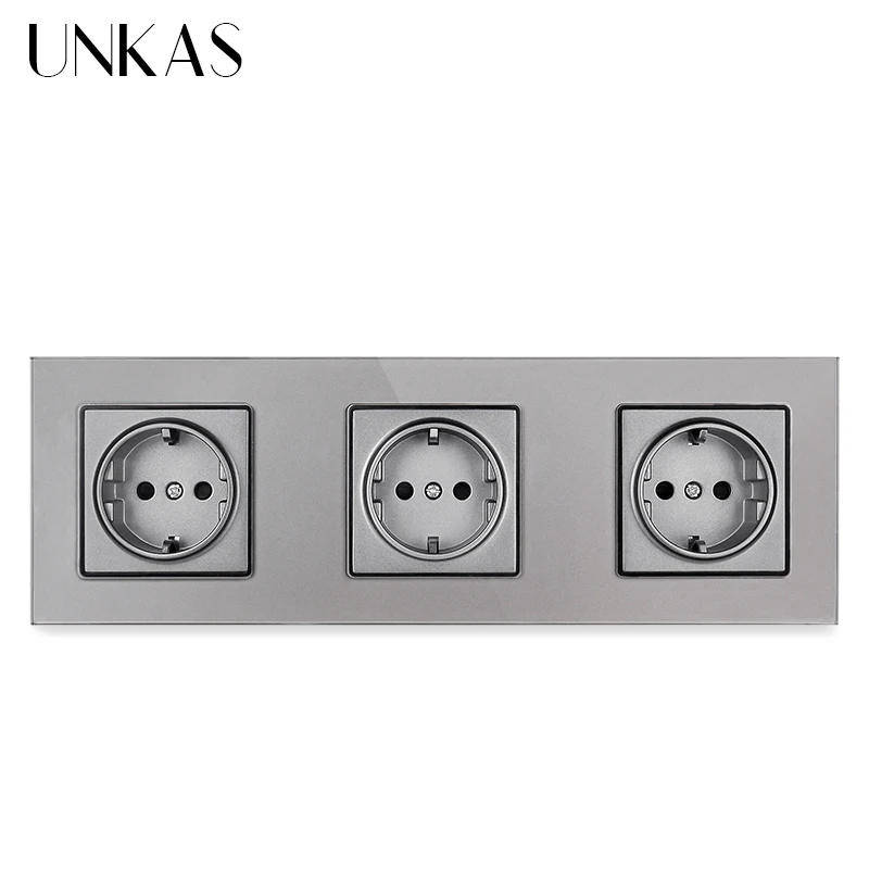 Сетевая розетка UNKAS с двумя USB-портами и ТВ разъемами RJ11 RJ45 258*86 мм | Обустройство