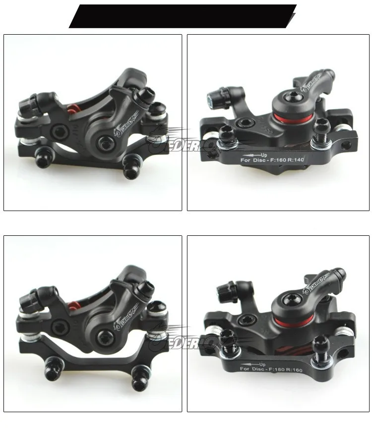 Тормоз дисковый для горного велосипеда алюминиевый сплав механический суппорт