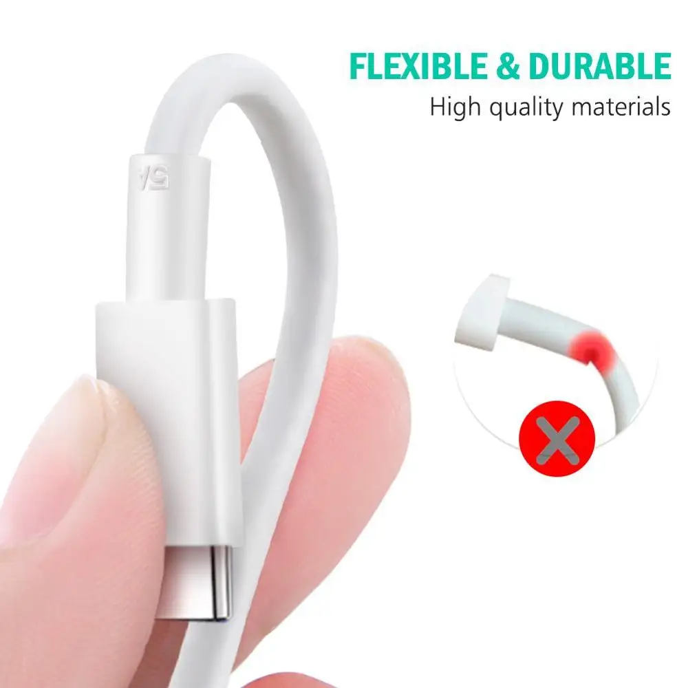 100% Оригинальный HUAWEI SuperCharge в 5 а быстрый USB кабель Type C|Кабели для мобильных