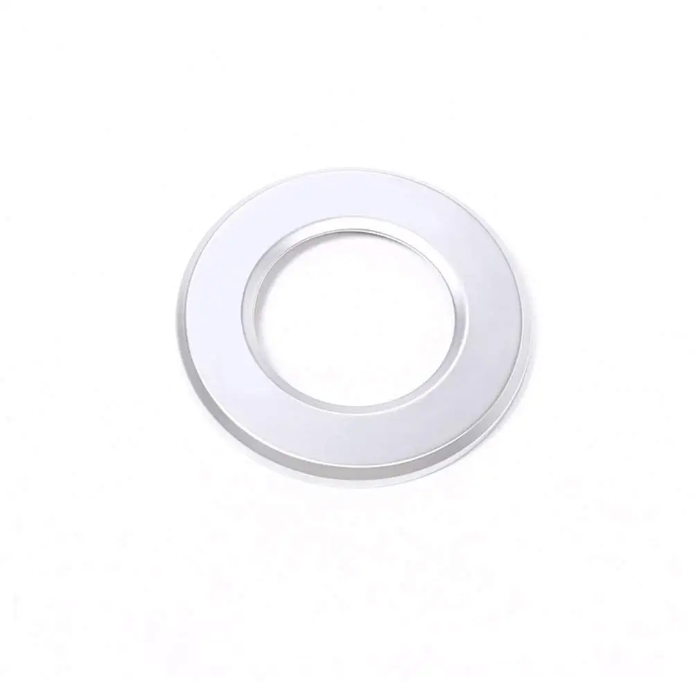 Стайлинг автомобиля ABS Матовый Серебряный старт двигателя украшение кольцо