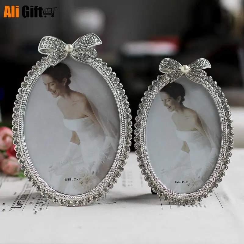 Лидер продаж новейшая фоторамка 3 дюйма 6 дюймов 7 с жемчугом и алмазным