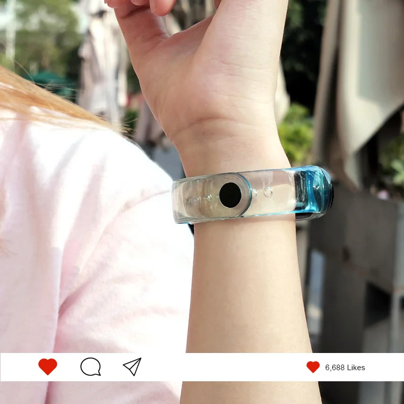 Одноразовый прозрачный тонкий защитный чехол ремешок для Xiaomi MI Band 6 5 4 3 2 сменный