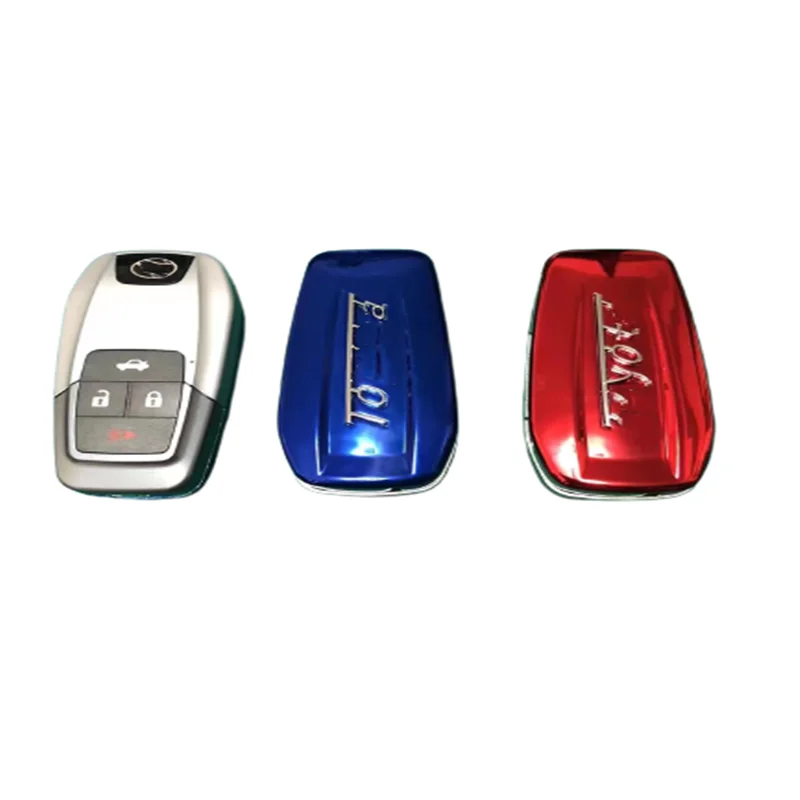 

2021 New Modified fashion Remote Blank Key Shell fit for Toyota Corolla Alphard Camry TOY43 3/4 Buttons Fob Case