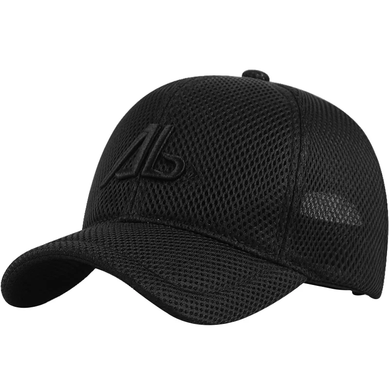 

Big Bone Man Oversize Trucker Caps Cool Sun Hats Men Women Plus Size Full Mesh Baseball Caps 55-59cm 60-64cm