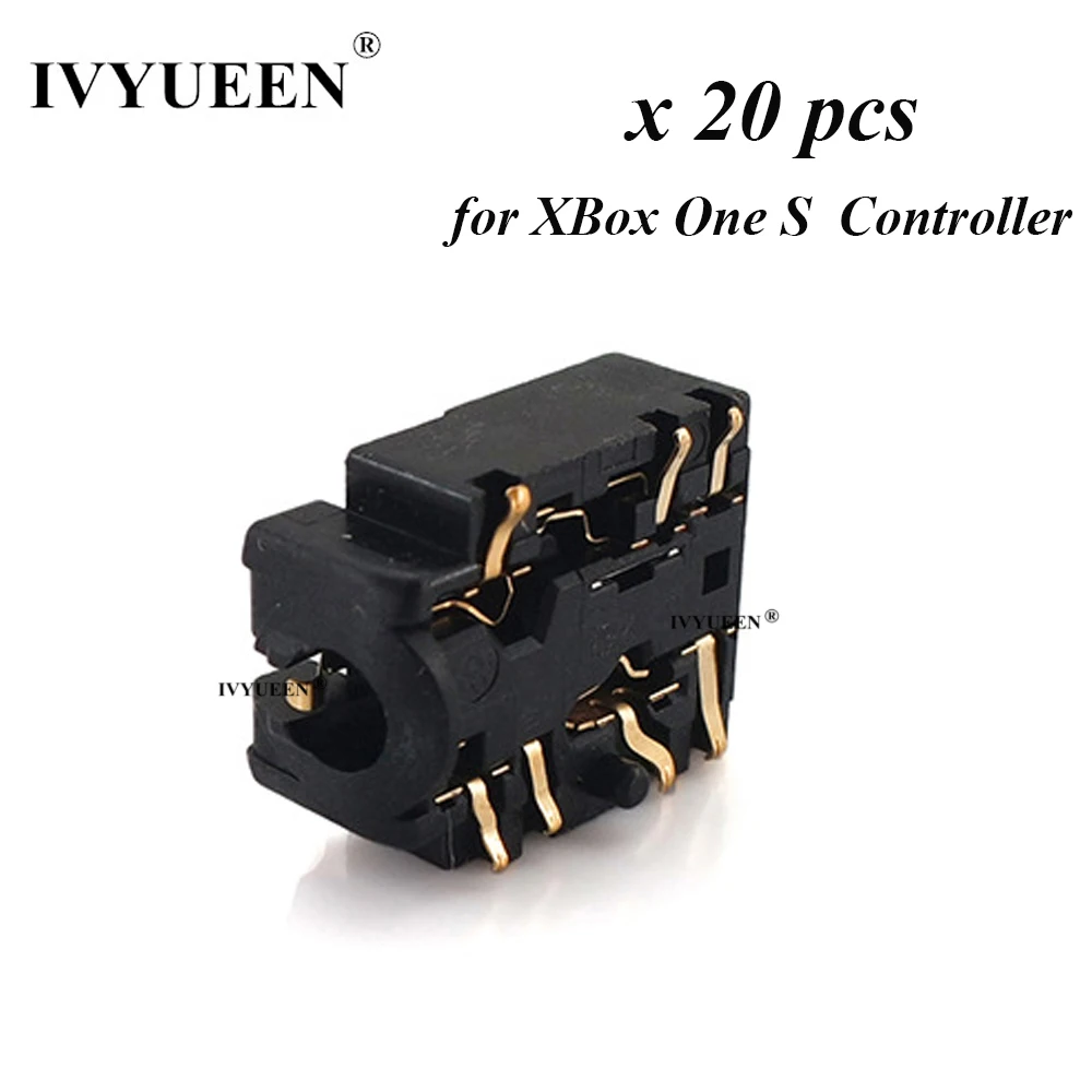 IVYUEEN 20 pcs for XBox One S Slim Controller 3.5mm Jack Plug Port Headset Connect Socket Headphone Earphone Connector | Электроника