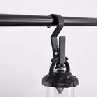 Портативный уличный держатель для палатки, прочный нескользящий держатель крючка с зажимом для навеса, аксессуары для кемпинга, многофункциональный инструмент