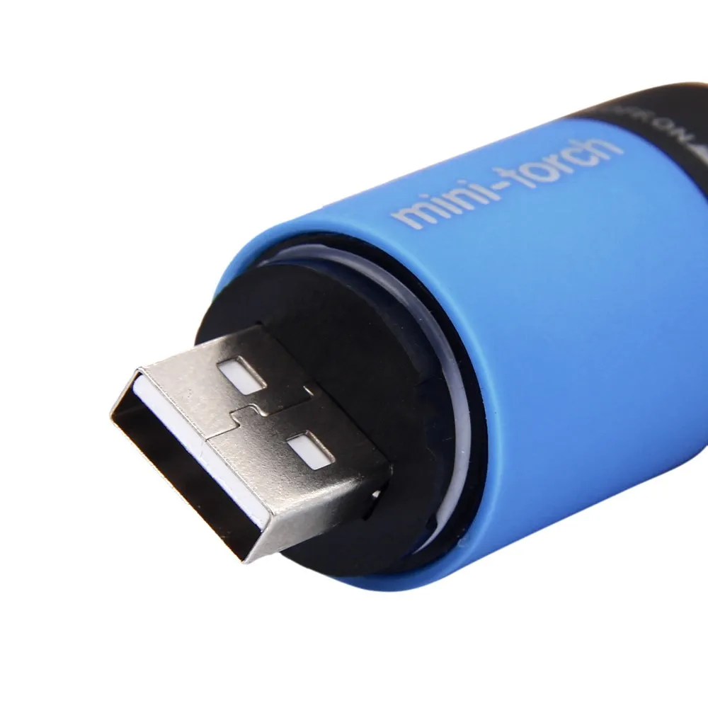 Портативный мини фонарь онарик светодиодный фонарик 0 3 Вт 25 лм USB перезаряжаемый