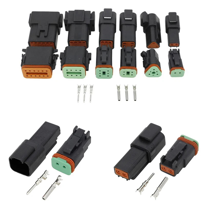 

1set Plug Terminals Waterproof Seal Quad Bike Electrical Wire Connector Plug Terminals