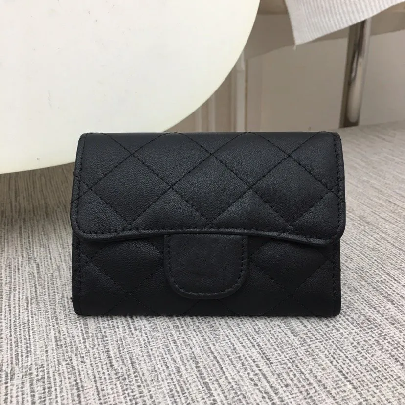 Новинка 2019 модный роскошный женский короткий кошелек из натуральной кожи