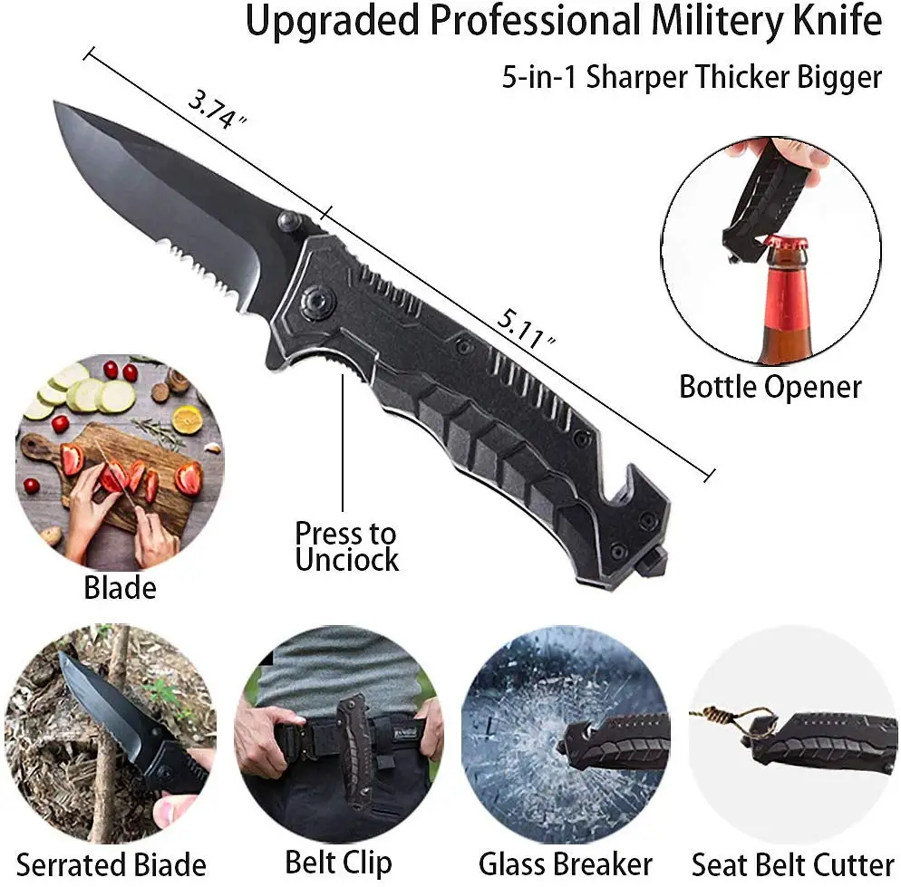 Инструменты для активного отдыха военный тактический лагерь 18 в 1