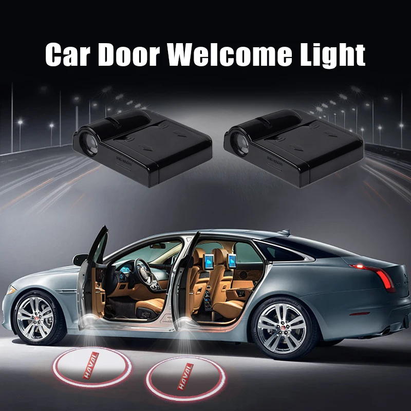 

2 Pcs Car Door Welcome Light Laser Projector Decoration Lamp For Haval F7 H6 F7X H2 H3 H5 H7 H8 H9 M4 Auto Styling Accessories