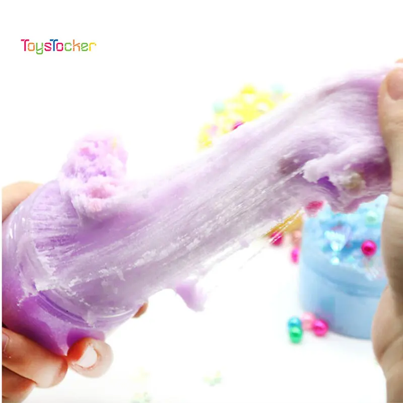 Антистрессовые игрушки красивый цвет смешивание облачной слизи шпатлевка