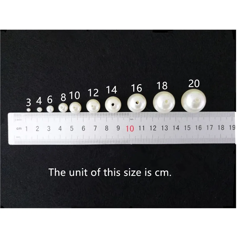 Прямая продажа жемчуг с отверстиями аксессуары для волос сделай сам