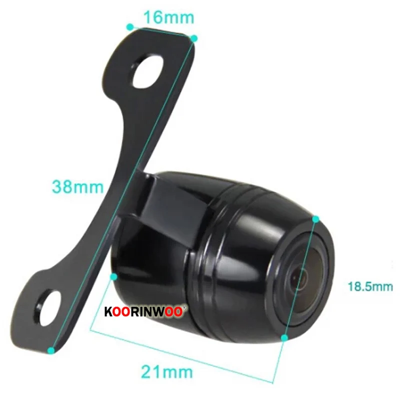 

Koorinwoo Dual Core CPU Video System Car Parking Sensor Black White Grey Radar 4 Alarm Beep Step UP Show distance on Monitor Kit