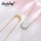 Женская мода Necklace100 % 925 стерлингового серебра толстовка с капюшоном, надписью angel и принтом крылышки ожерелье 925 как днем Рождения Gfit